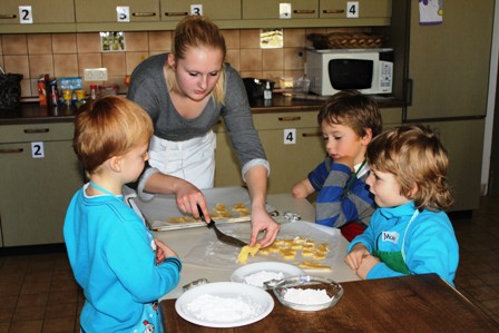 Plätzchen backen mit den Kleinen